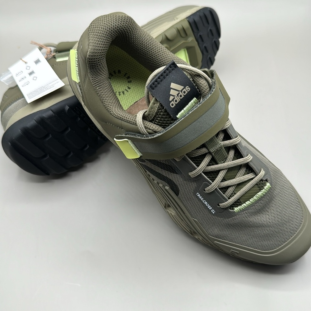 NWT! Adidas 5.10 Trailcross Clip In Mountain Bike Sneakers Mens 7 Green